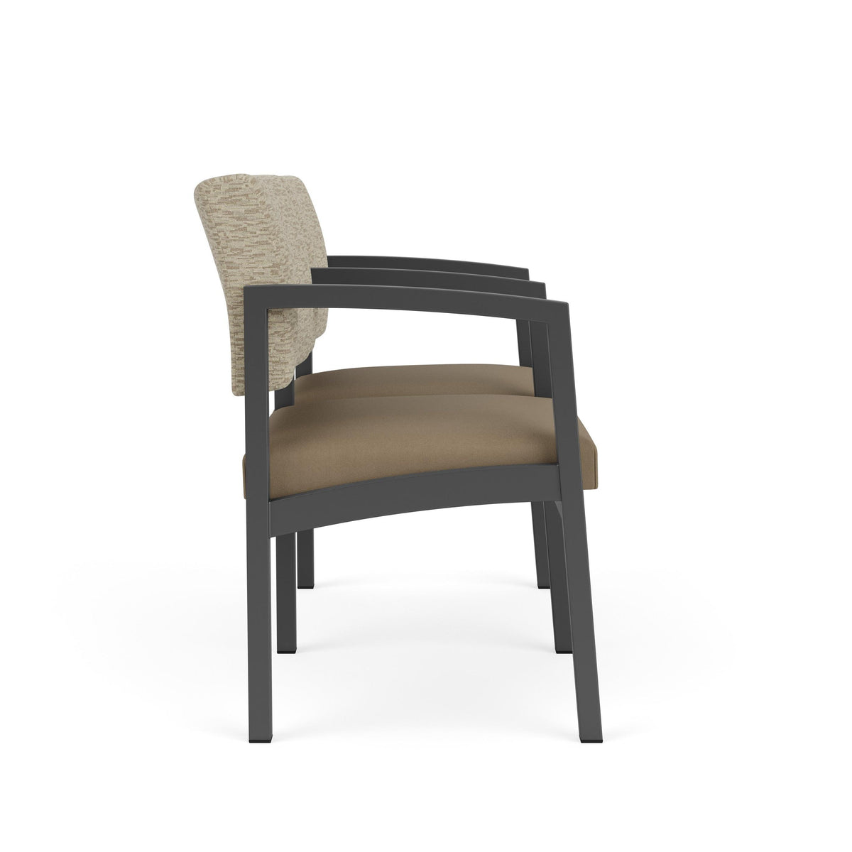 Lenox Steel Waiting Reception 2 Seat Tandem Seating Metal Frame