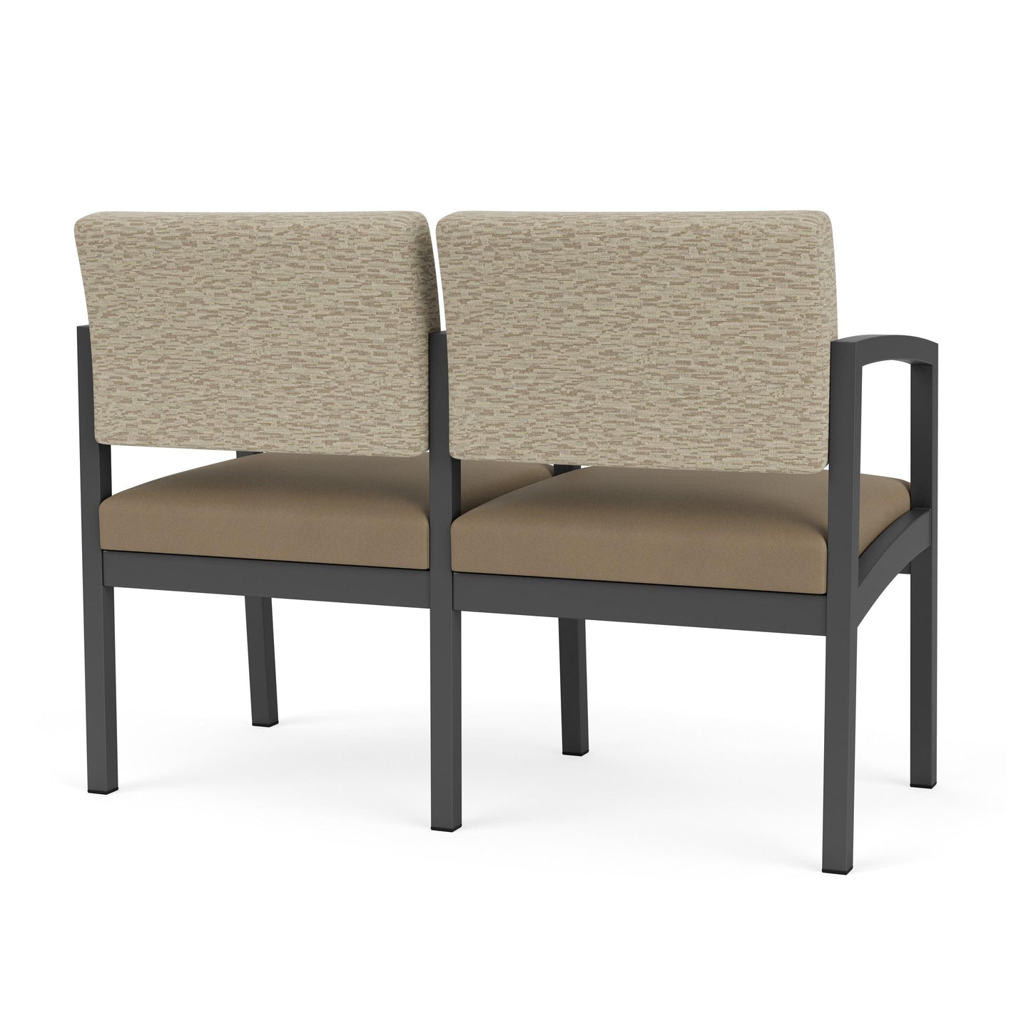 Lenox Steel Waiting Reception 2 Seat Tandem Seating Metal Frame