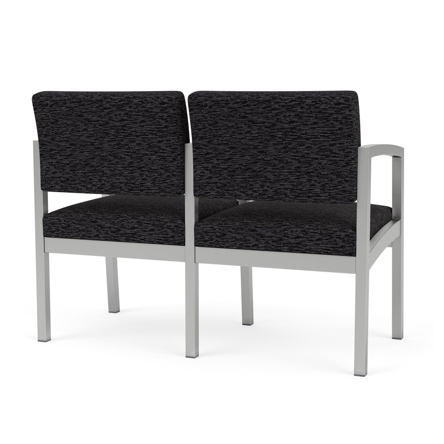Lenox Steel Waiting Reception 2 Seat Tandem Seating Metal Frame
