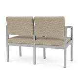 Lenox Steel Waiting Reception 2 Seat Tandem Seating Metal Frame