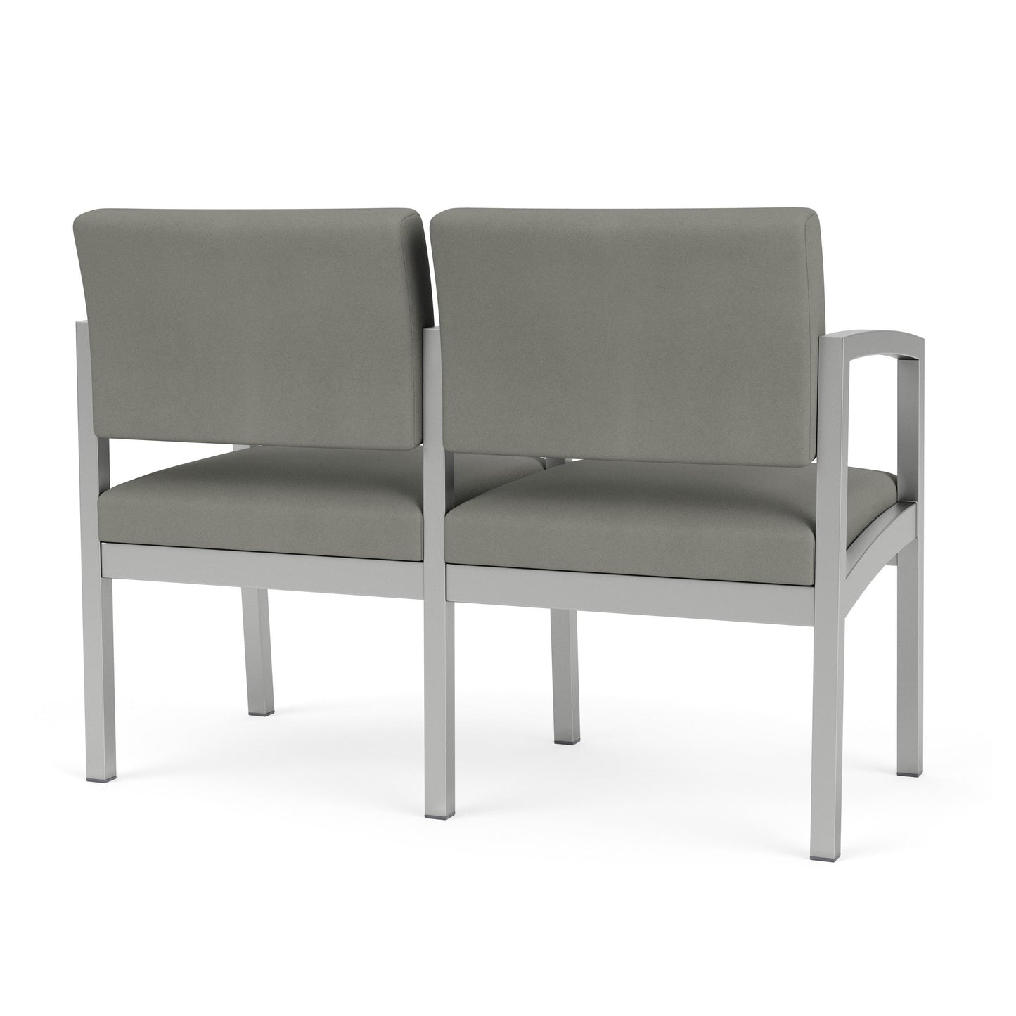 Lenox Steel Waiting Reception 2 Seat Tandem Seating Metal Frame