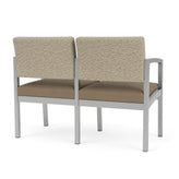 Lenox Steel Waiting Reception 2 Seat Tandem Seating Metal Frame