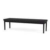 Lenox Steel Waiting Reception 3 Seat Bench Metal Frame