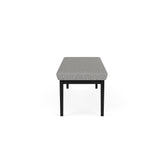 Lenox Steel Waiting Reception 3 Seat Bench Metal Frame