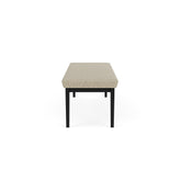 Lenox Steel Waiting Reception 3 Seat Bench Metal Frame