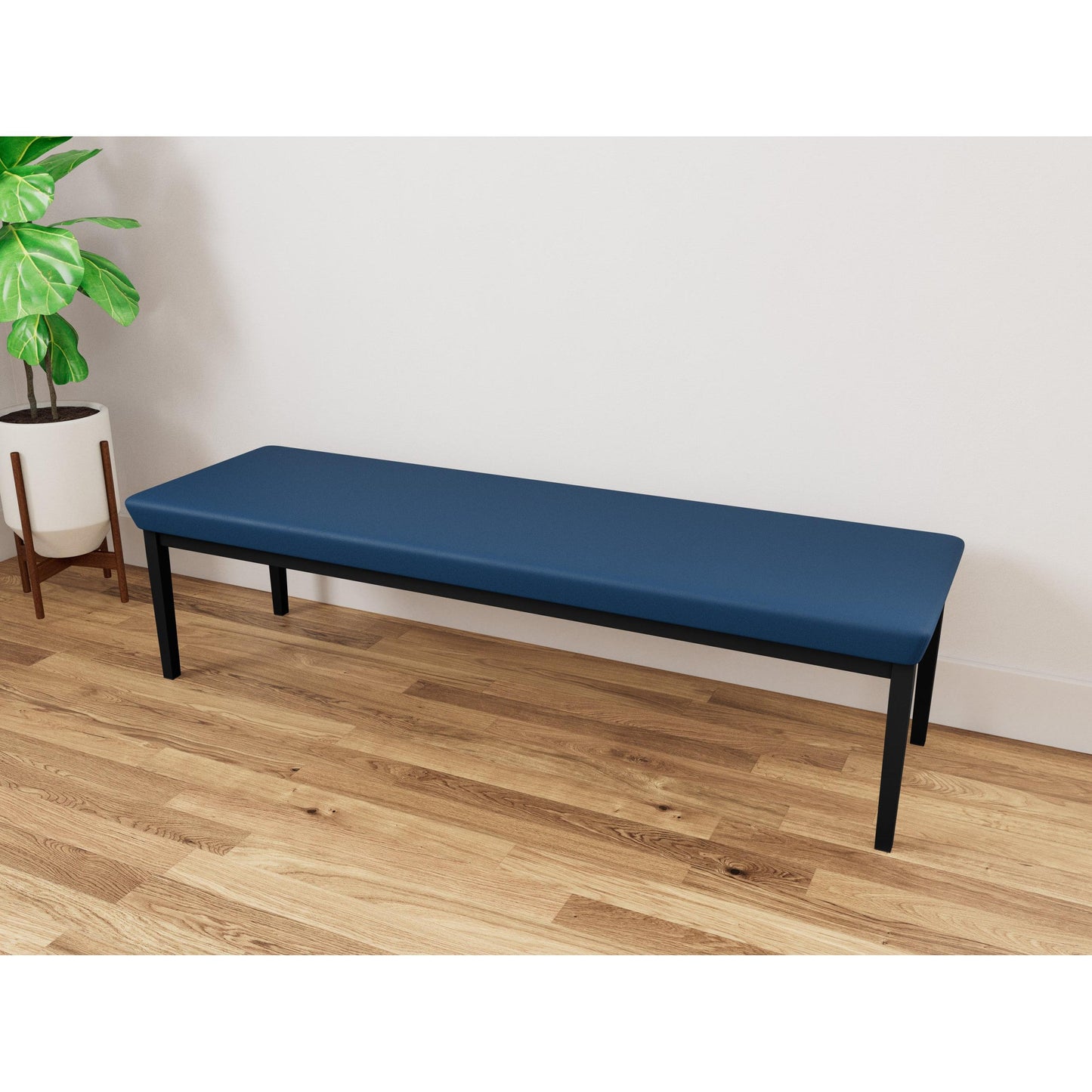 Lenox Steel Waiting Reception 3 Seat Bench Metal Frame