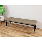 Lenox Steel Waiting Reception 3 Seat Bench Metal Frame