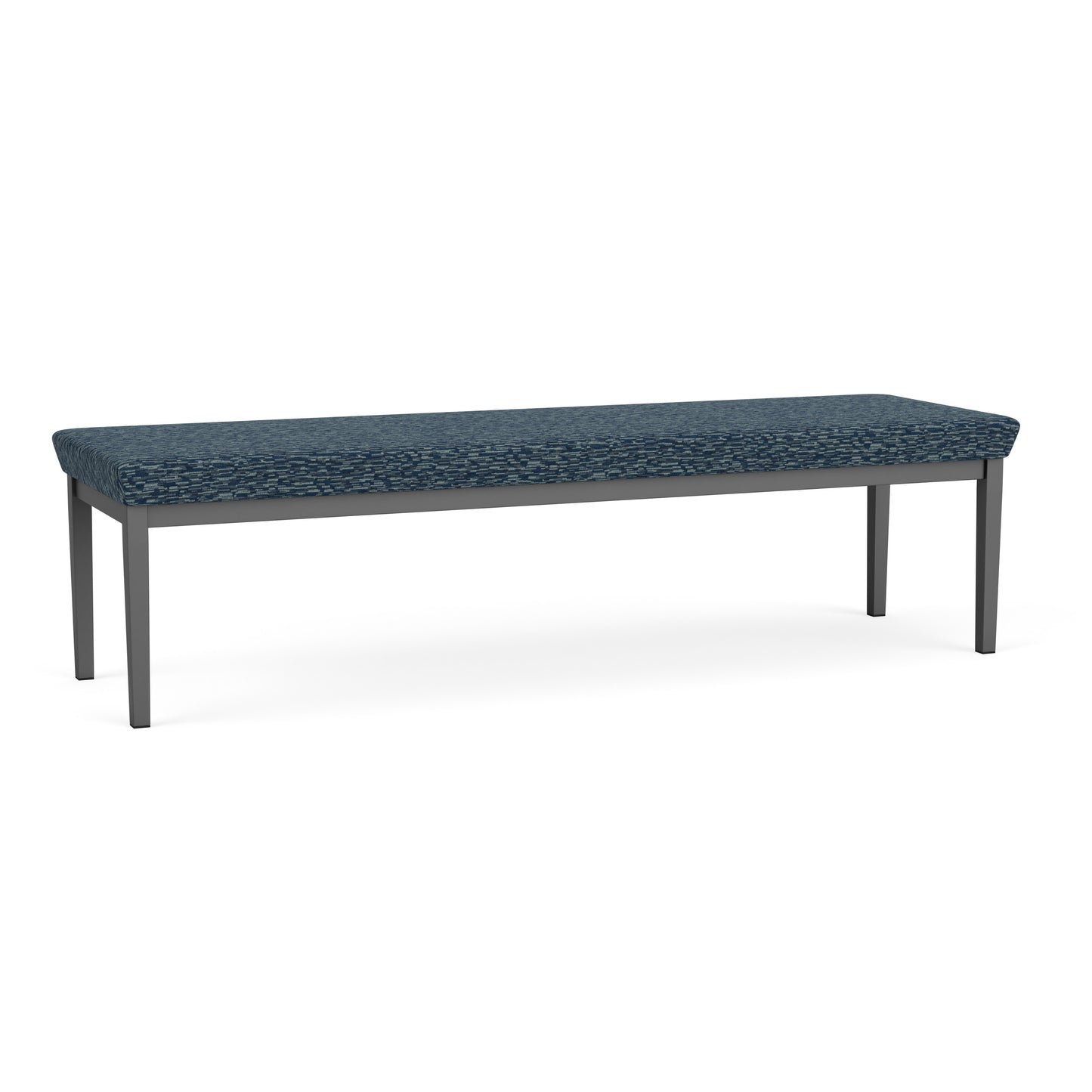 Lenox Steel Waiting Reception 3 Seat Bench Metal Frame