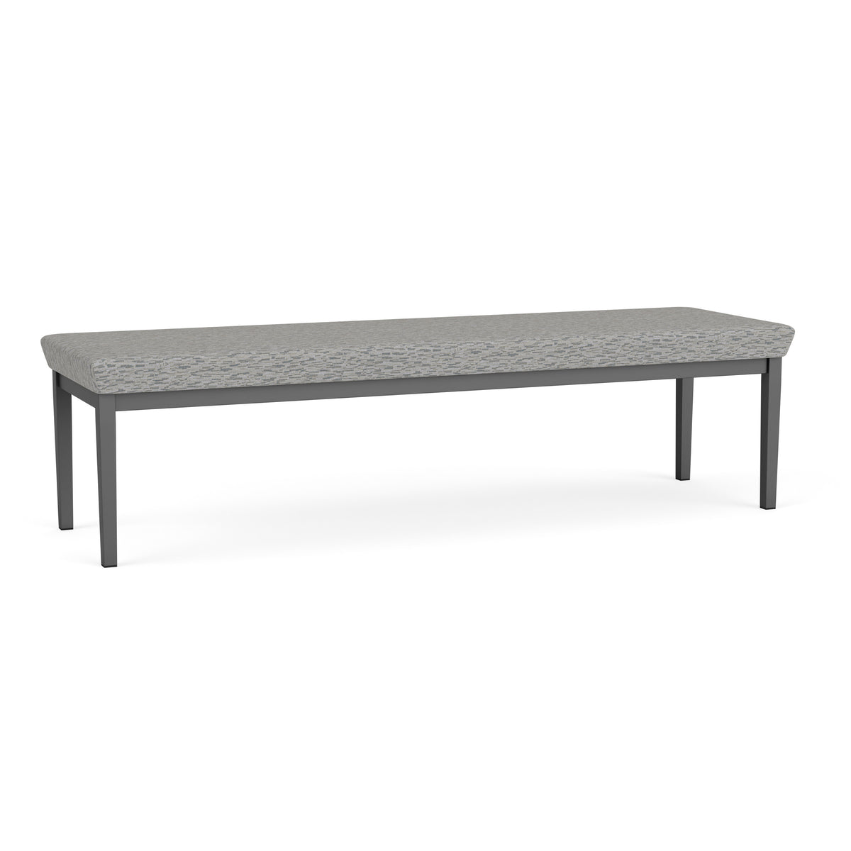 Lenox Steel Waiting Reception 3 Seat Bench Metal Frame