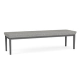 Lenox Steel Waiting Reception 3 Seat Bench Metal Frame