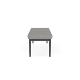 Lenox Steel Waiting Reception 3 Seat Bench Metal Frame