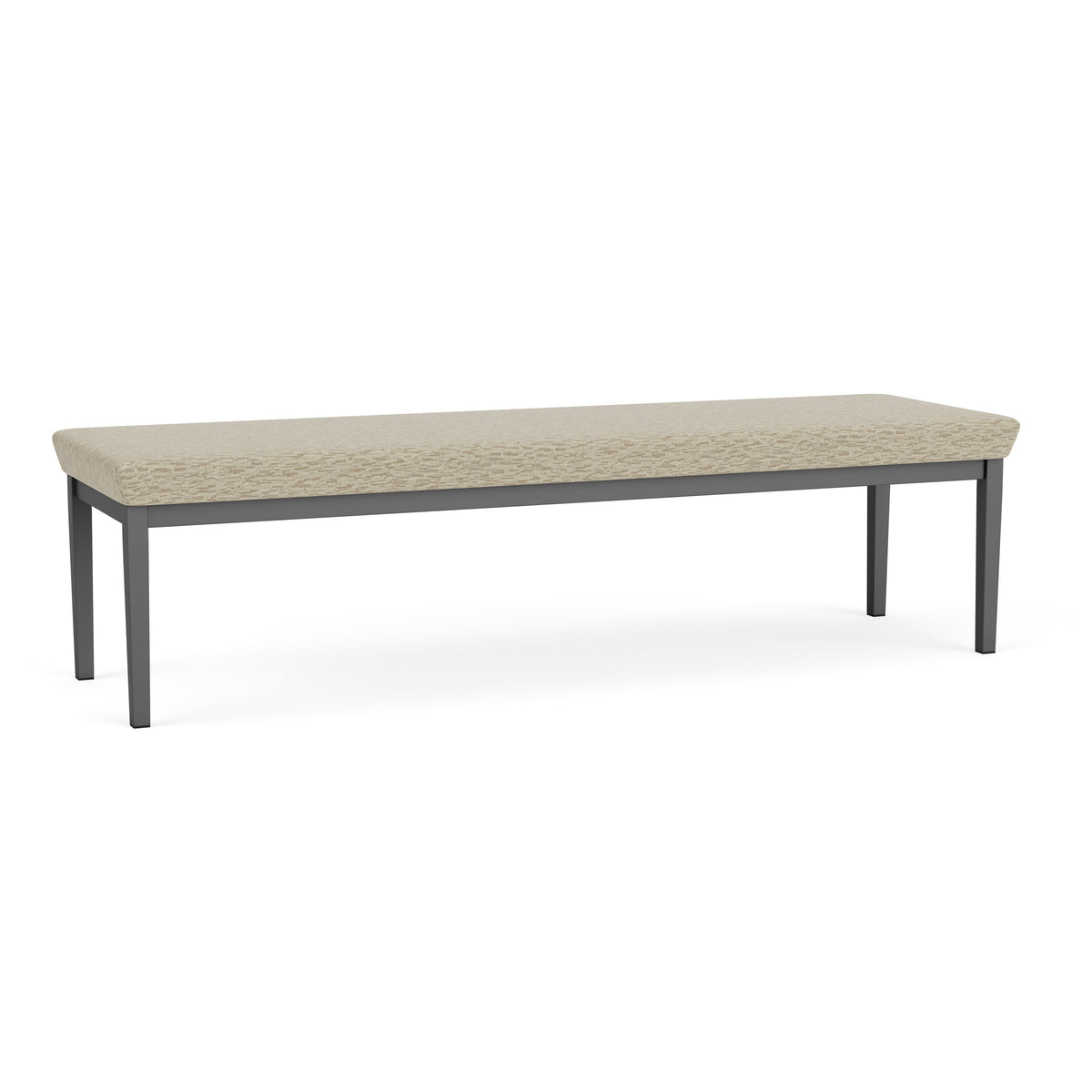 Lenox Steel Waiting Reception 3 Seat Bench Metal Frame