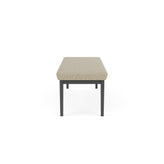 Lenox Steel Waiting Reception 3 Seat Bench Metal Frame