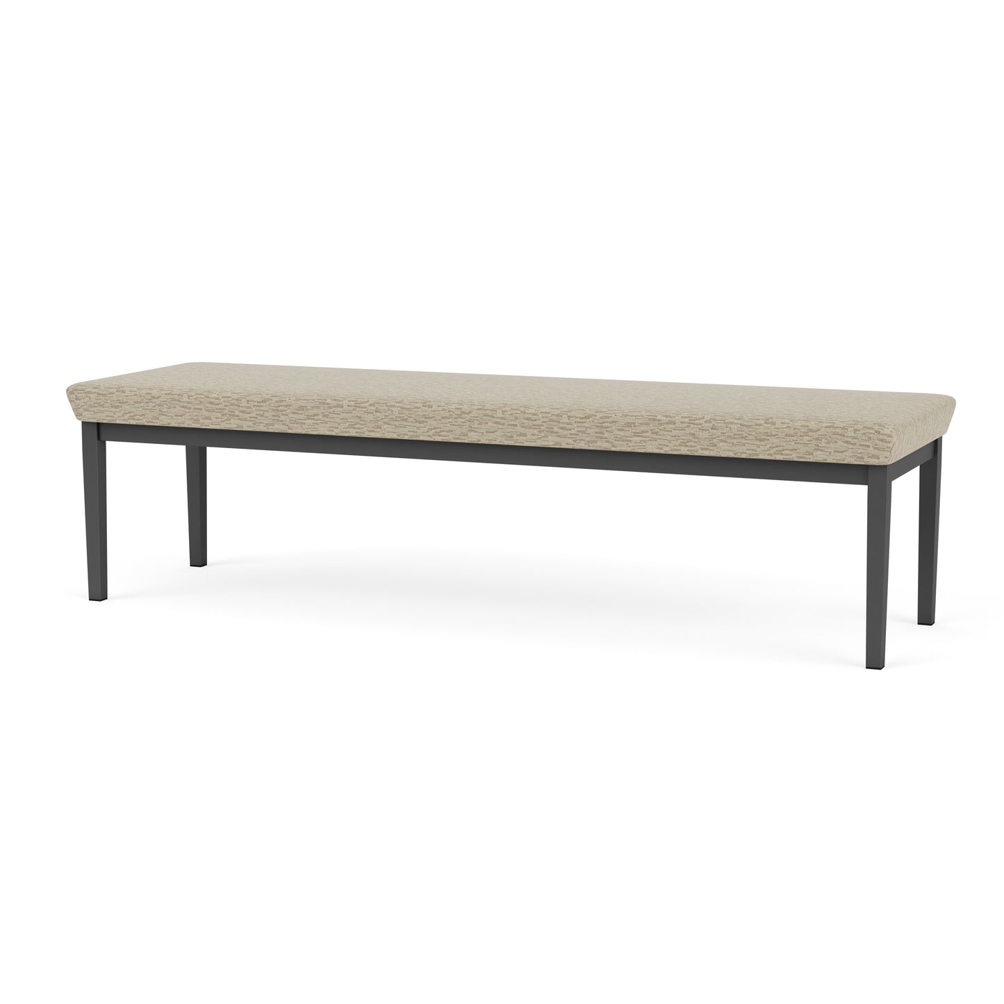 Lenox Steel Waiting Reception 3 Seat Bench Metal Frame