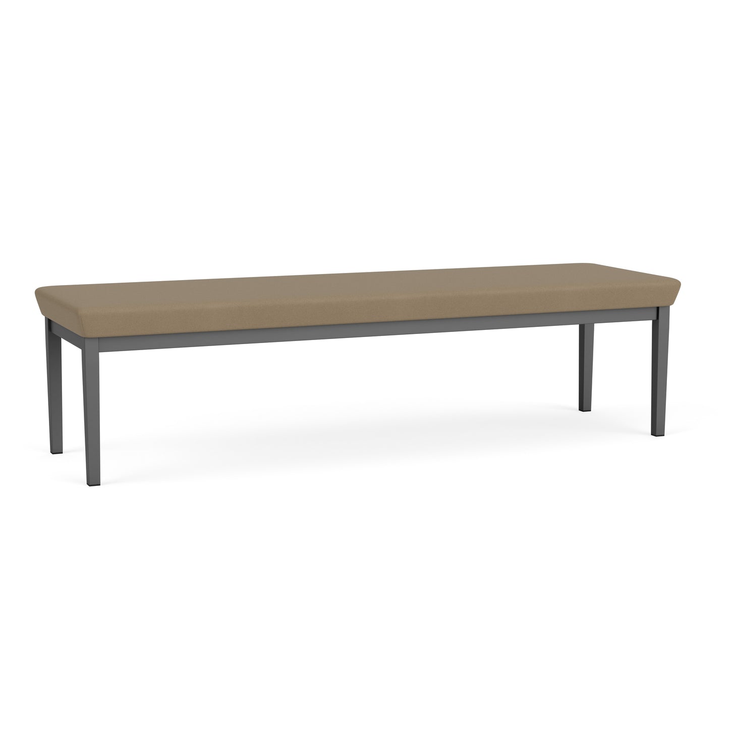Lenox Steel Waiting Reception 3 Seat Bench Metal Frame