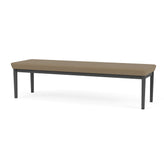 Lenox Steel Waiting Reception 3 Seat Bench Metal Frame