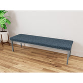 Lenox Steel Waiting Reception 3 Seat Bench Metal Frame