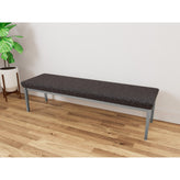 Lenox Steel Waiting Reception 3 Seat Bench Metal Frame