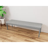 Lenox Steel Waiting Reception 3 Seat Bench Metal Frame