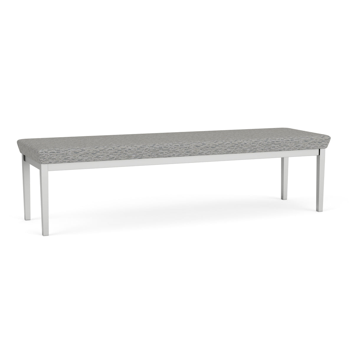 Lenox Steel Waiting Reception 3 Seat Bench Metal Frame