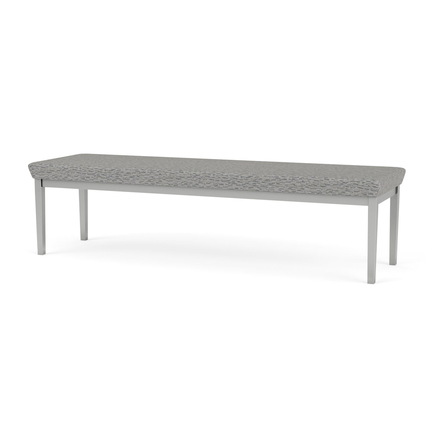 Lenox Steel Waiting Reception 3 Seat Bench Metal Frame