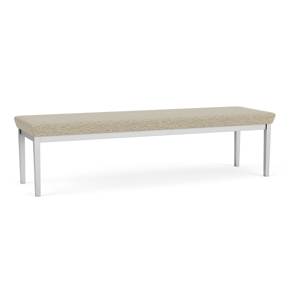 Lenox Steel Waiting Reception 3 Seat Bench Metal Frame