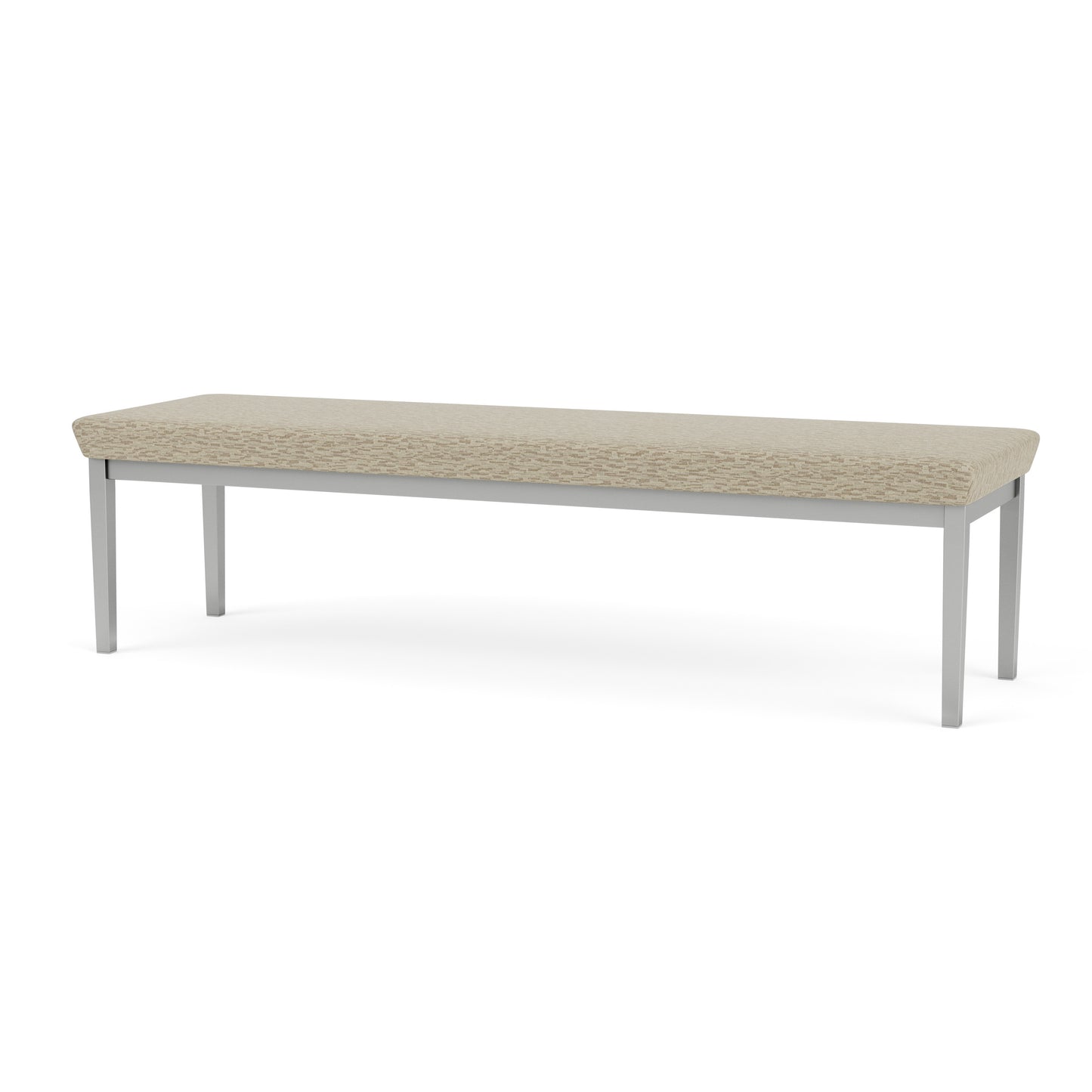 Lenox Steel Waiting Reception 3 Seat Bench Metal Frame