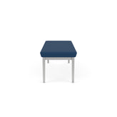 Lenox Steel Waiting Reception 3 Seat Bench Metal Frame