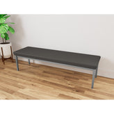 Lenox Steel Waiting Reception 3 Seat Bench Metal Frame