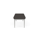 Lenox Steel Waiting Reception 3 Seat Bench Metal Frame
