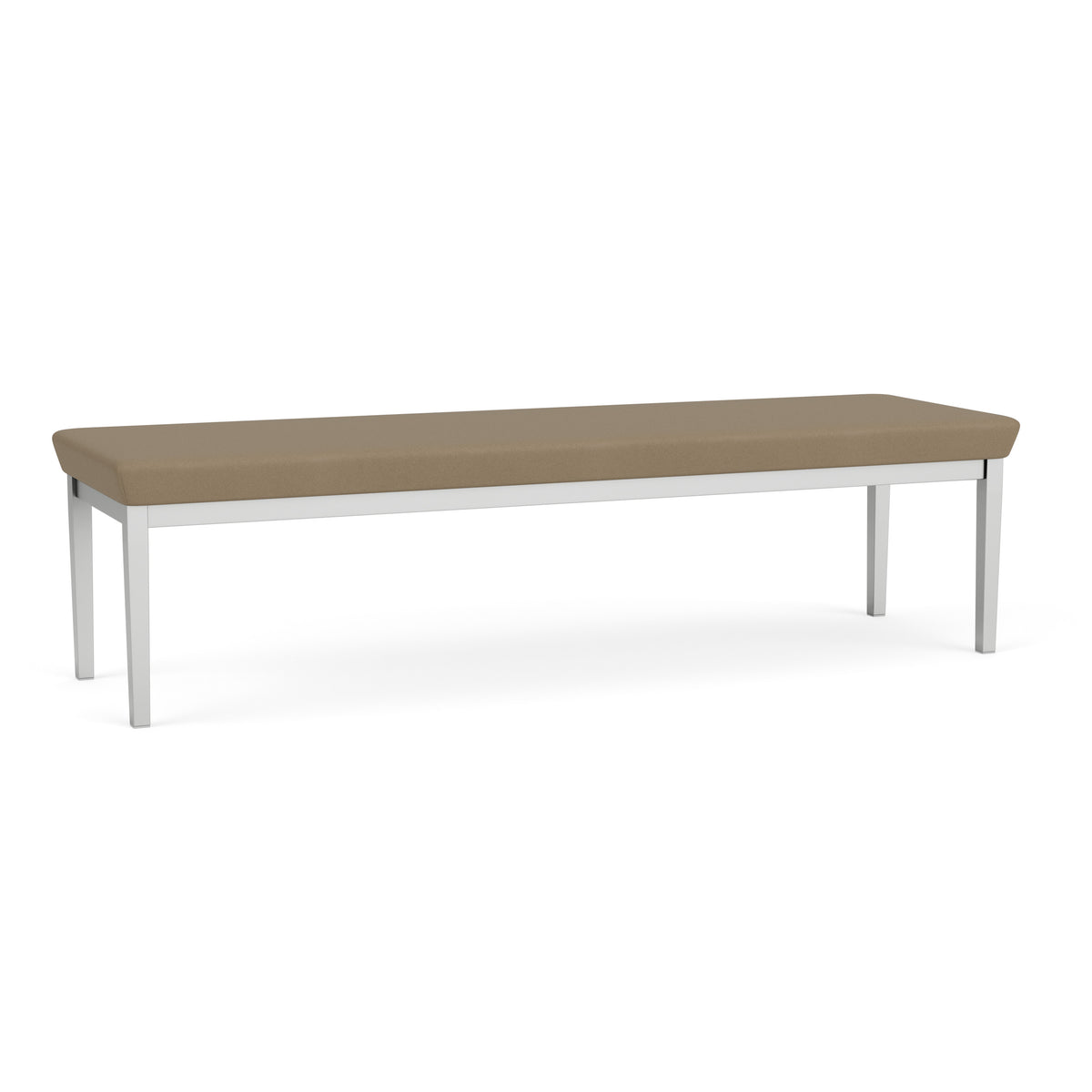 Lenox Steel Waiting Reception 3 Seat Bench Metal Frame