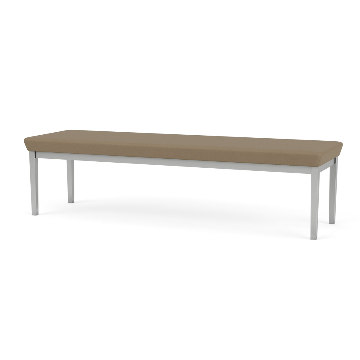 Lenox Steel Waiting Reception 3 Seat Bench Metal Frame