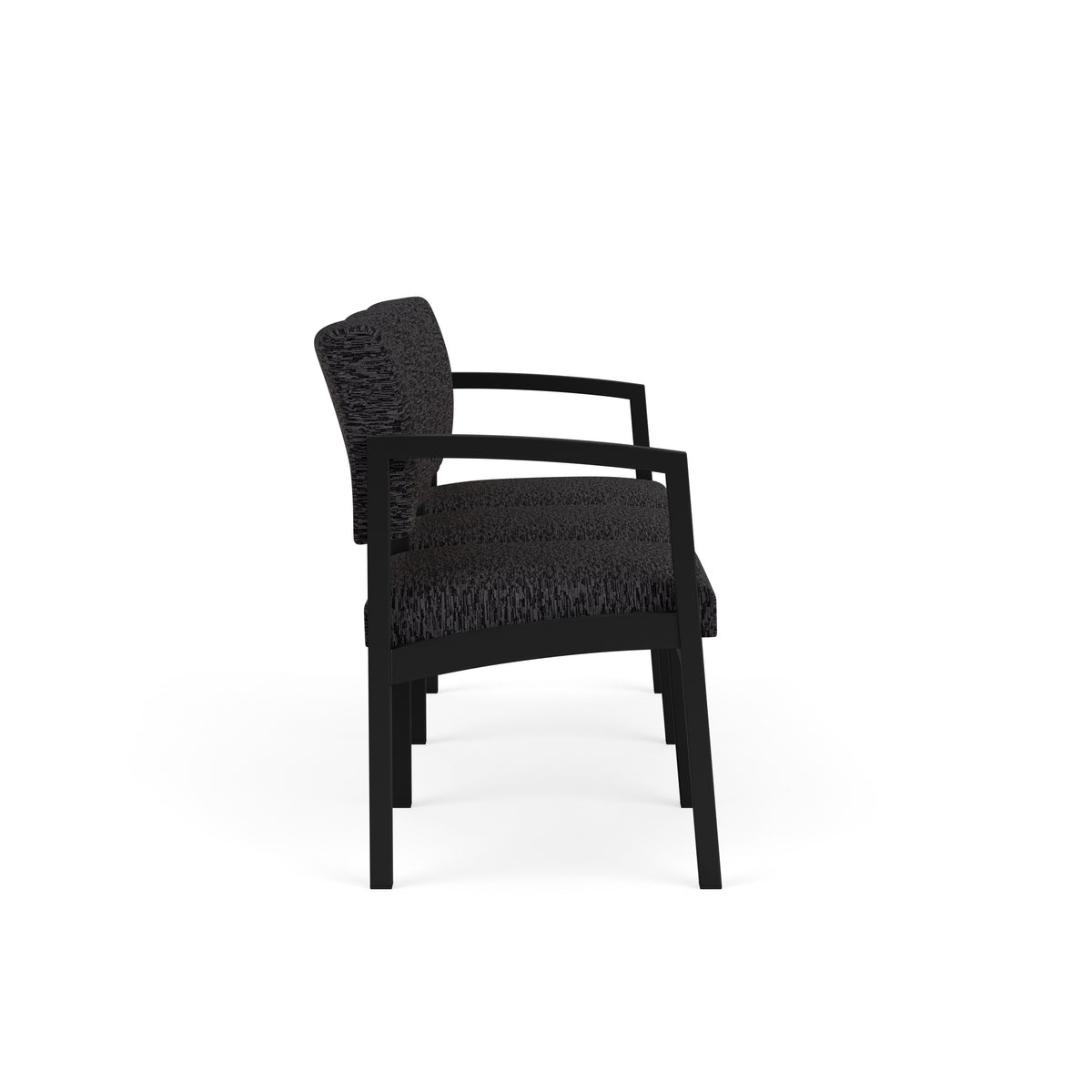 Lenox Steel Waiting Reception 3 Seat Tandem Seating Metal Frame No Center Arms