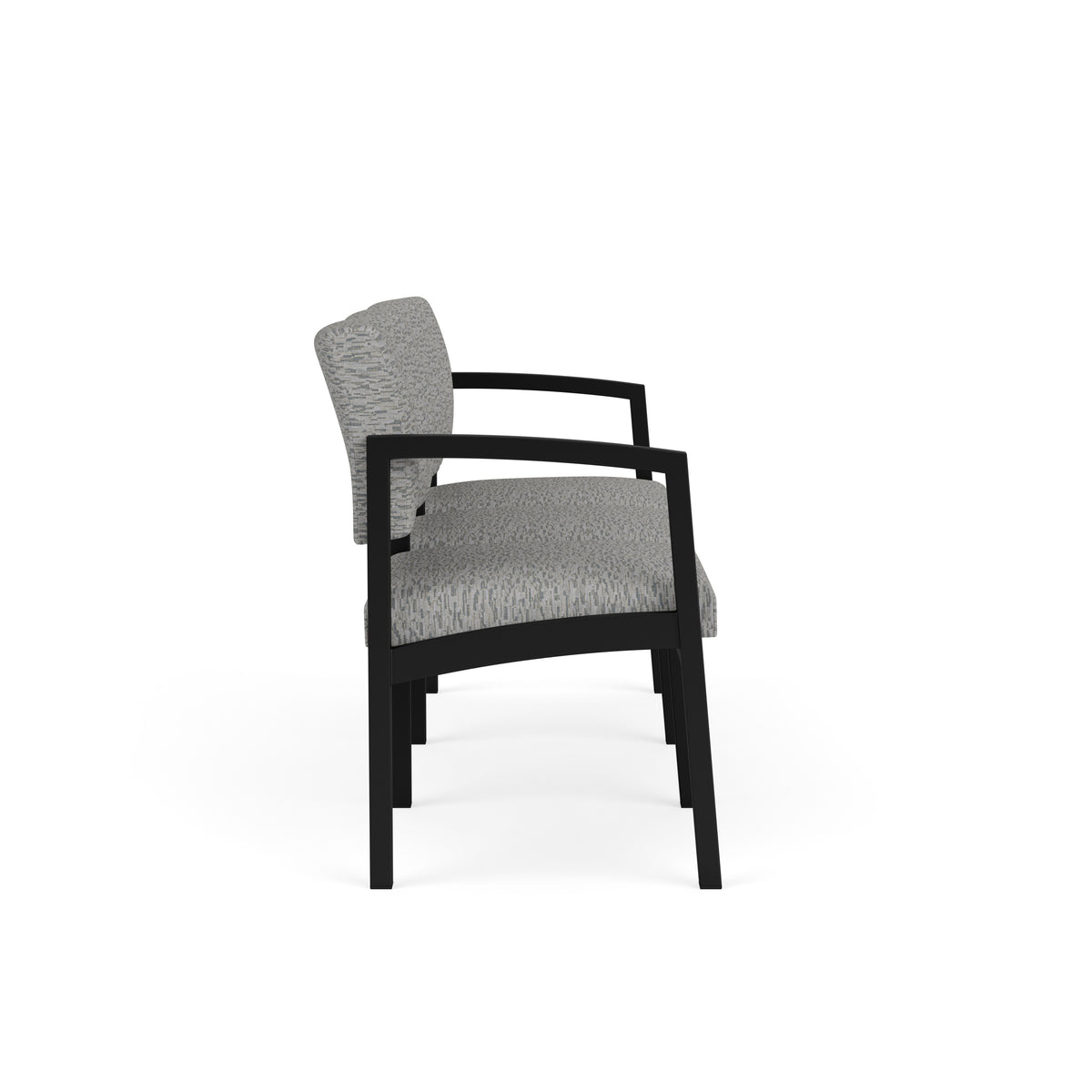 Lenox Steel Waiting Reception 3 Seat Tandem Seating Metal Frame No Center Arms