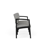 Lenox Steel Waiting Reception 3 Seat Tandem Seating Metal Frame No Center Arms