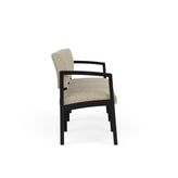 Lenox Steel Waiting Reception 3 Seat Tandem Seating Metal Frame No Center Arms