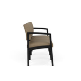 Lenox Steel Waiting Reception 3 Seat Tandem Seating Metal Frame No Center Arms