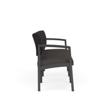 Lenox Steel Waiting Reception 3 Seat Tandem Seating Metal Frame No Center Arms