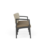 Lenox Steel Waiting Reception 3 Seat Tandem Seating Metal Frame No Center Arms