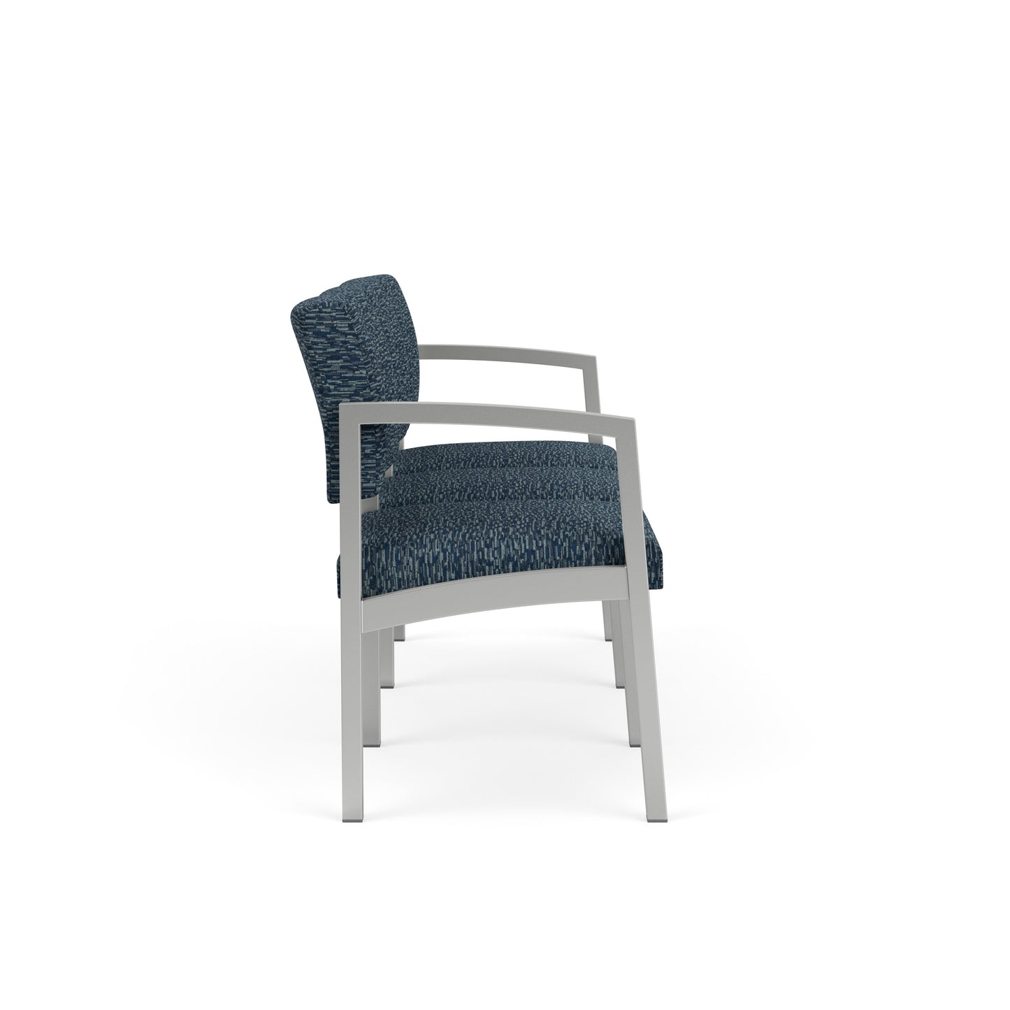 Lenox Steel Waiting Reception 3 Seat Tandem Seating Metal Frame No Center Arms