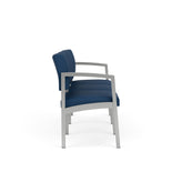 Lenox Steel Waiting Reception 3 Seat Tandem Seating Metal Frame No Center Arms