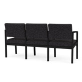 Lenox Steel Waiting Reception 3 Seat Tandem Seating Metal Frame