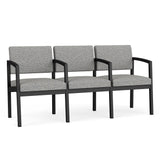 Lenox Steel Waiting Reception 3 Seat Tandem Seating Metal Frame