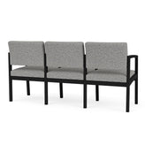 Lenox Steel Waiting Reception 3 Seat Tandem Seating Metal Frame