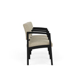 Lenox Steel Waiting Reception 3 Seat Tandem Seating Metal Frame
