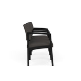 Lenox Steel Waiting Reception 3 Seat Tandem Seating Metal Frame