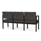 Lenox Steel Waiting Reception 3 Seat Tandem Seating Metal Frame