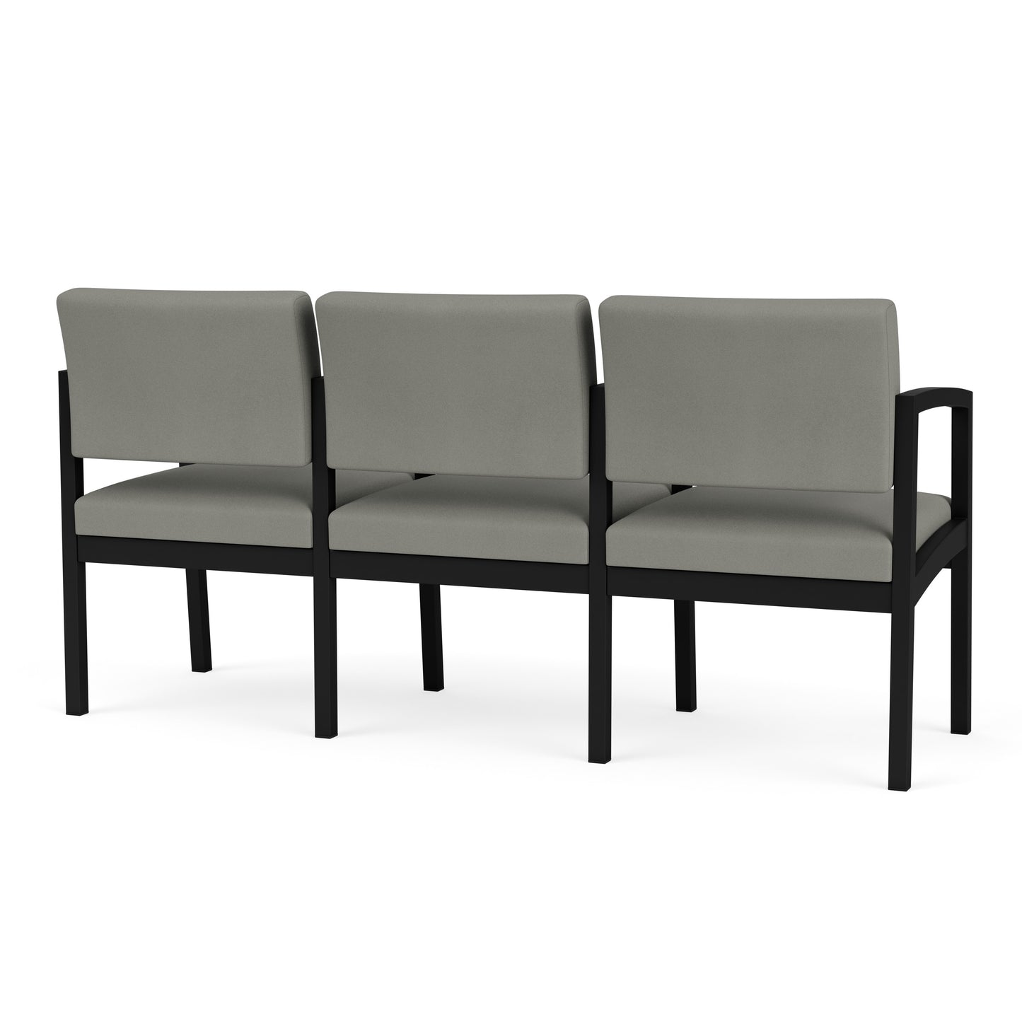 Lenox Steel Waiting Reception 3 Seat Tandem Seating Metal Frame