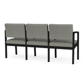 Lenox Steel Waiting Reception 3 Seat Tandem Seating Metal Frame