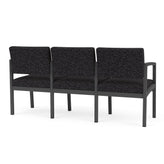 Lenox Steel Waiting Reception 3 Seat Tandem Seating Metal Frame